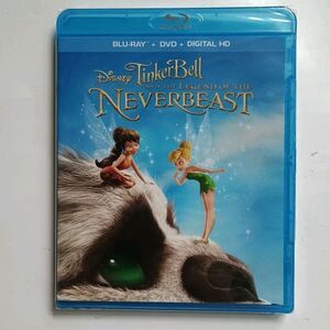 Tinker Bell Neverbeast Disney Kids Blu-ray/DVD, 2010, 2-Disc Set  NEW Sealed